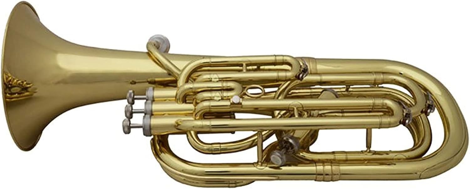 Professional Golden Euphonium Three Vertical One Oblique Button Euphonium Student Euphonium
