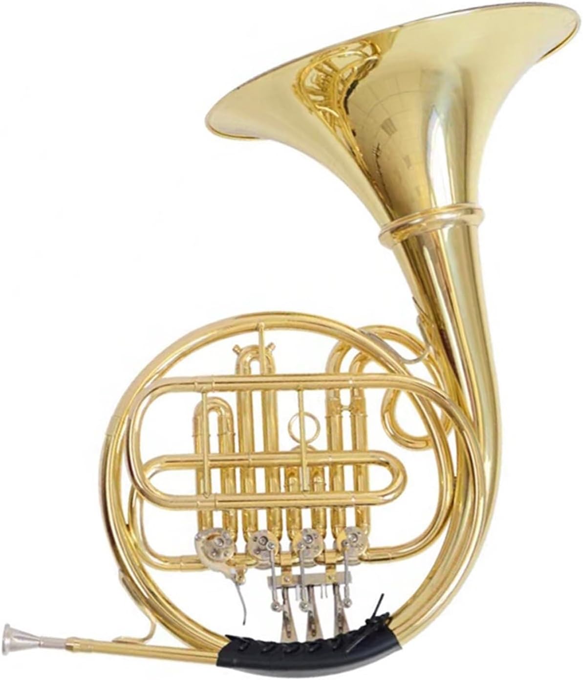 Brass French Horn B Flat Horn Four-key B Flat Split French Horn Horn Wind Instrument Band