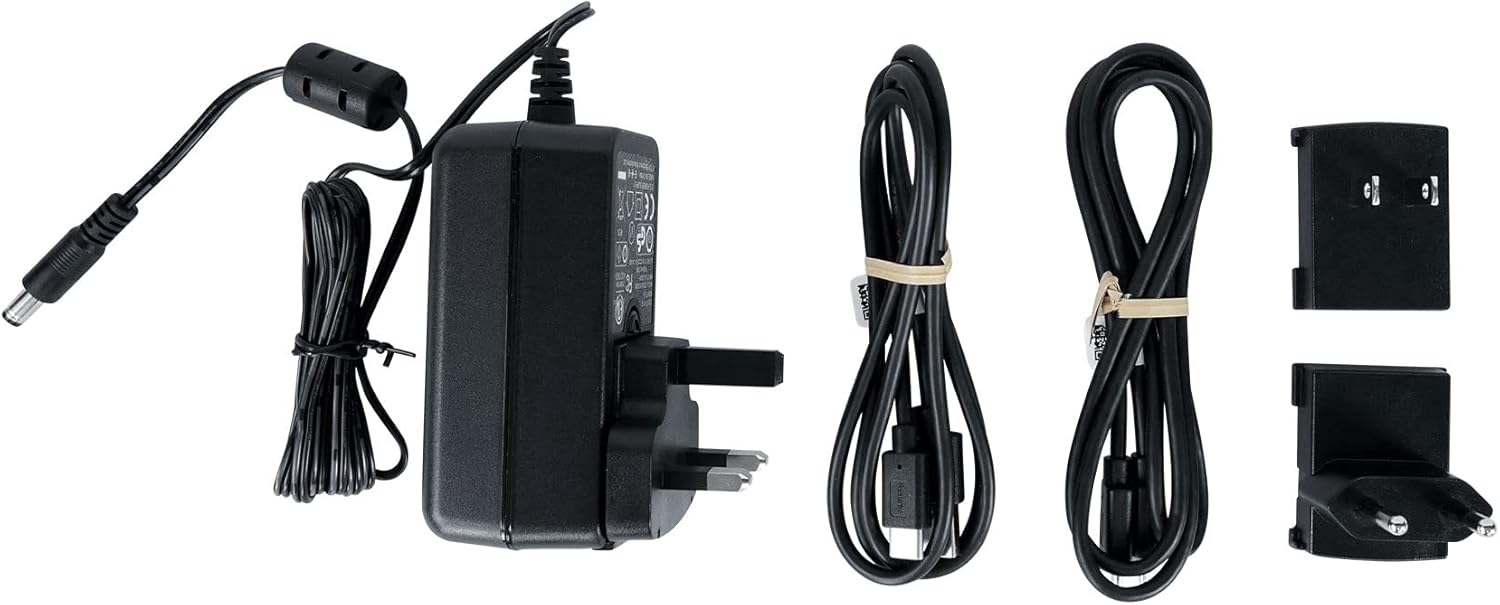 Audiosavings Bundle: Focusrite Clarett+4Pre USB-C Audio Recording Interface, 4 Mic Preamps/JFET/ADAT Bundle with Rockville RMIC-SR Handheld DJ Vocal Recording Wired Microphone+Cable+Mic Case (2 Items)