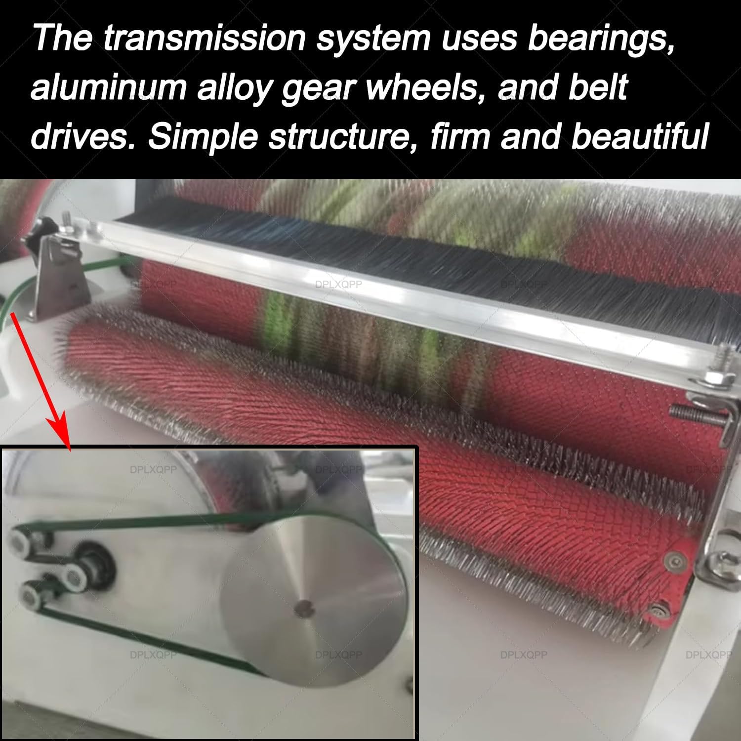 Fiber Blending Drum Carder,Manual Wool Carding Machine for Spinning,Felting & Knitting,with Stainless Steel Needles (20cm Roller)(2 Size Options,No Electricity Needed) 40CM/16inch