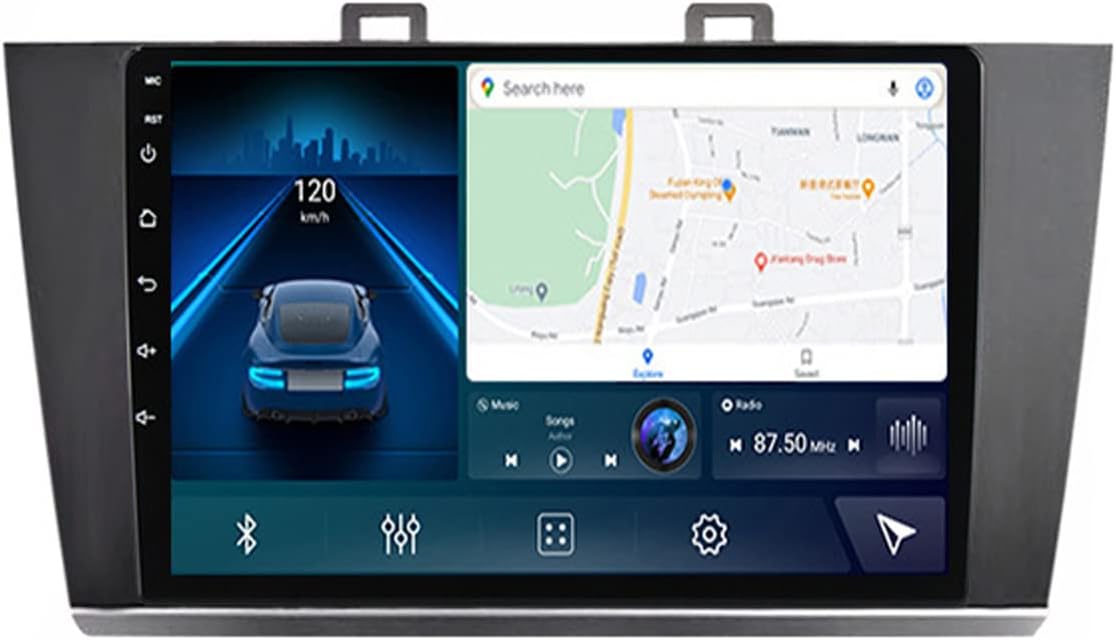 Car Stereo Multimedia MP5 Player 9 Inch Touch Screen for Subaru Legacy Outback 2015-2018 Car Audio with Rear View Camera FM Radio Support SWC/Bluetooth/WiFi/Carplay+Auto