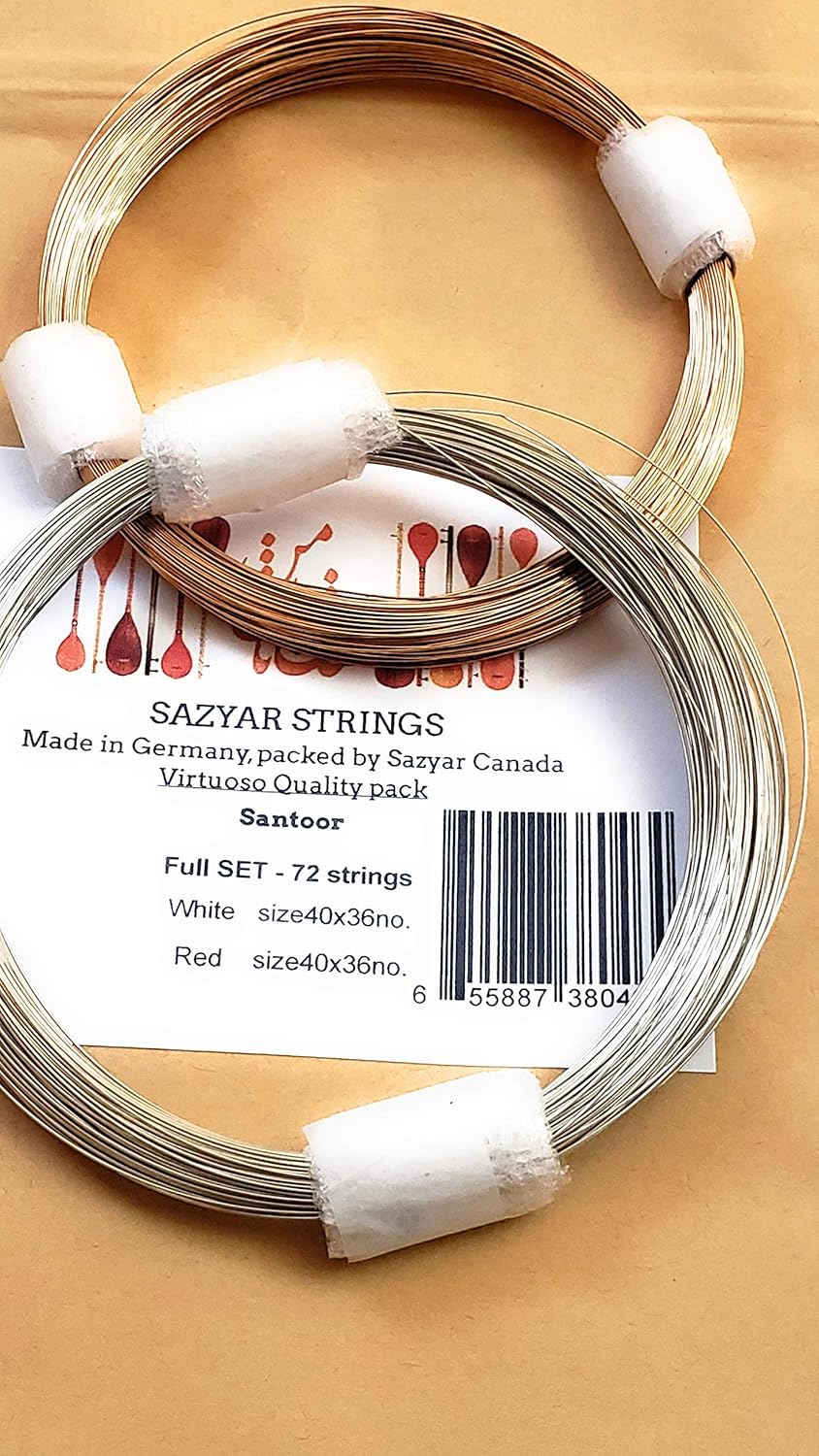 Full set(72 strings) String set for Santoor from Germany - Professional Pack -