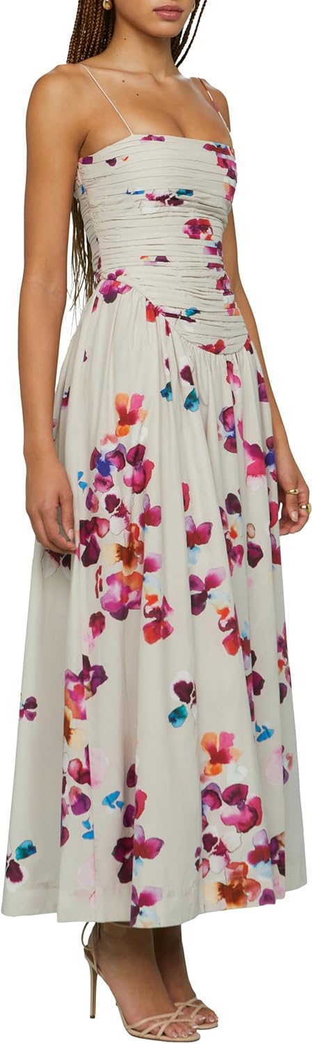 AMUR Women's Michele Midi Dress