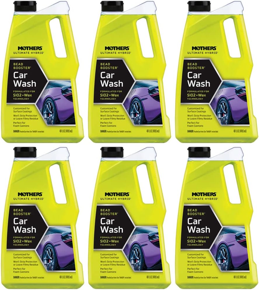 Mothers Ultimate Hybrid Car Wash (48 oz) - 6 Pack