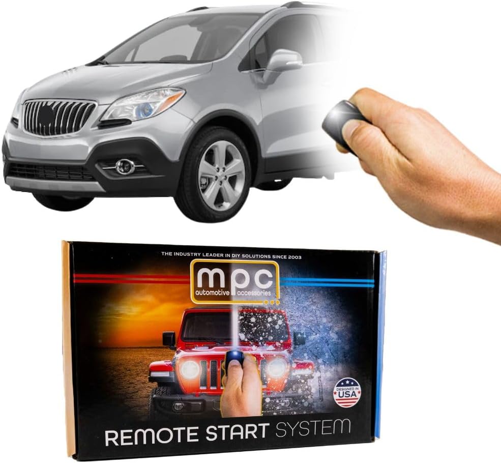 MPC Factory Remote Activated Remote Start Compatible with 2013-2016 Buick Encore - Plugin T-Harness - FlashLink Updater - Premier USA Based Tech Support