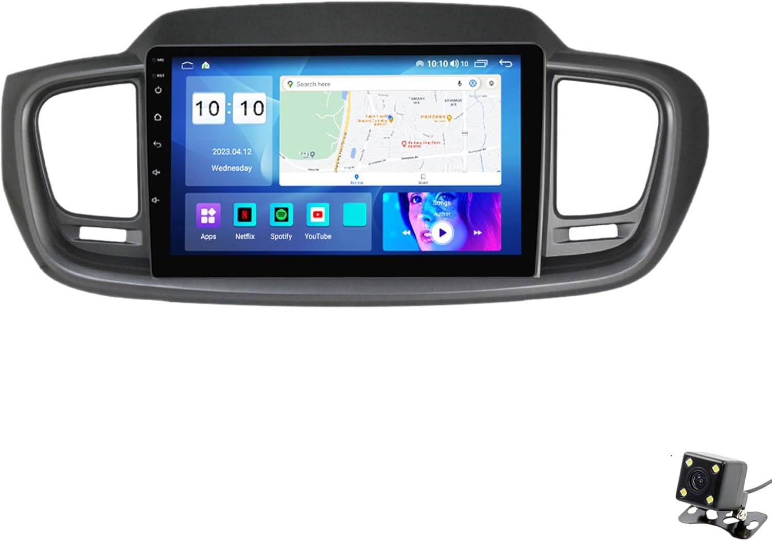 ADMLZQQ Double Din Car Stereo Multimedia with Bluetooth and 9