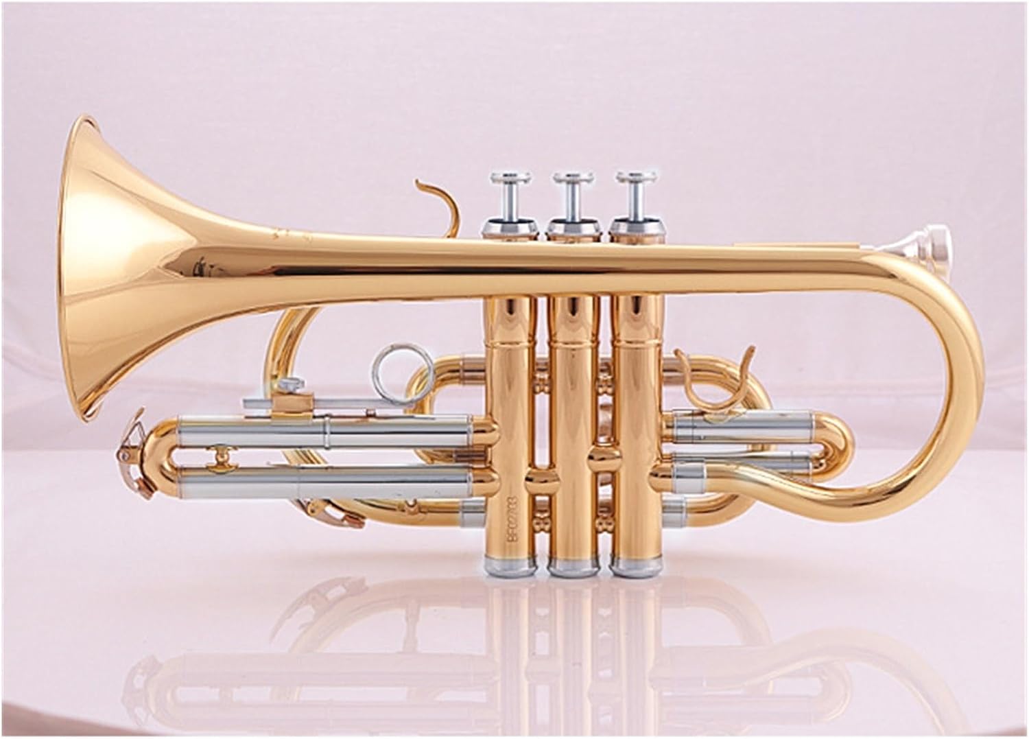 Cornet Trumpet Lacquer Gold B Key Professional Musical Instrument