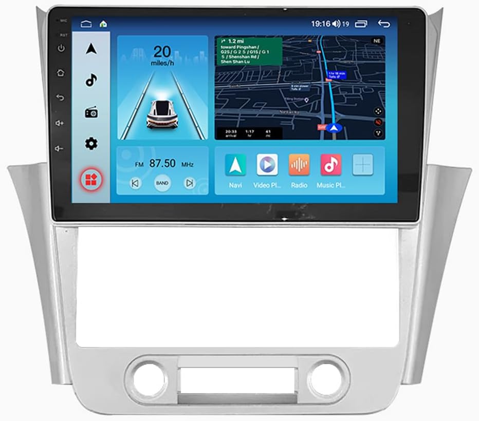 FELLOSTAR Car Stereo Replacement for 2008-2012 Chevy Chevrolet Malibu Radio Upgrade with Carplay & Android Auto 8-Core 8+256G 9 Inches QLED Head Unit BT/GPS/SWC/AM/FM/5G