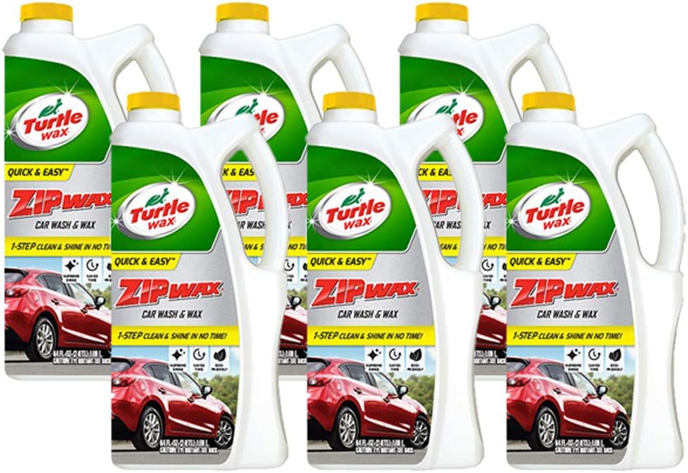 Turtle Wax Zip Wax Liquid Car Wash (64 oz.) - Pack of 6