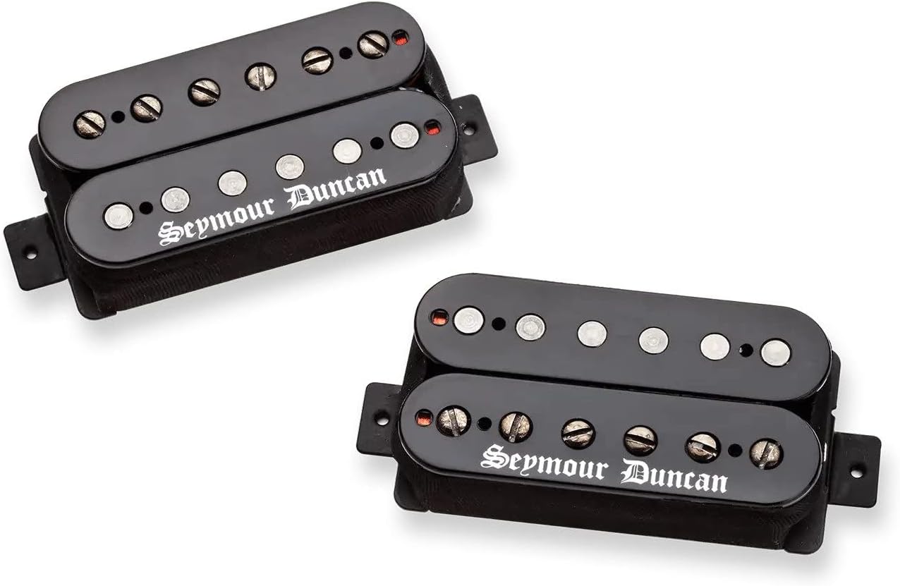 Seymour Duncan Black Winter Matched HB Pickup Set with True Tune Tuner, Dunlop Care Kit, Picks 11102-92-B