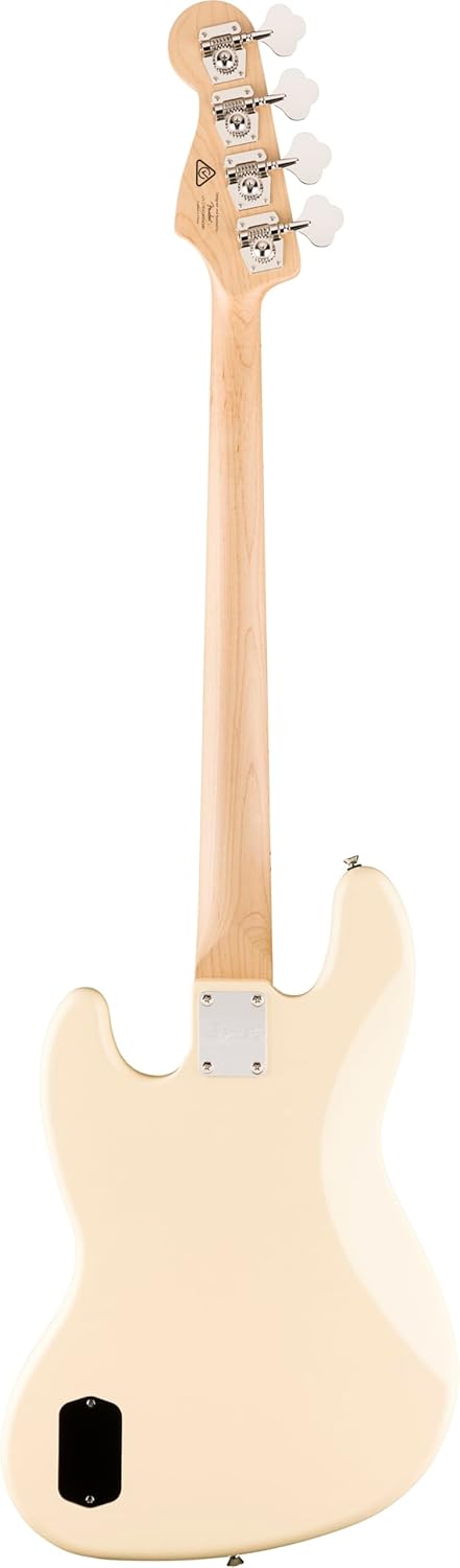 Affinity Series Active Jazz Bass, Maple Fingerboard, Black Pickguard, Olympic White