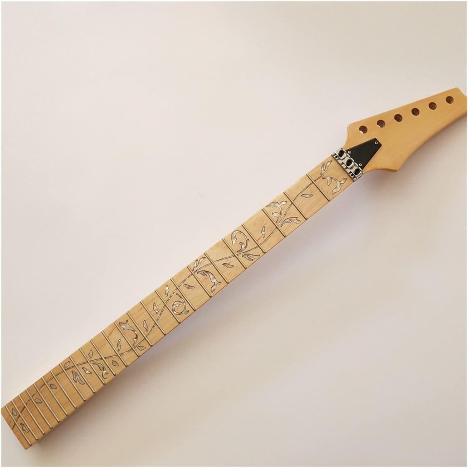 Electric Guitar Neck 24 Fret Maple Parts Replacement Maple Fingerboard Guitar ​Neck Replacement
