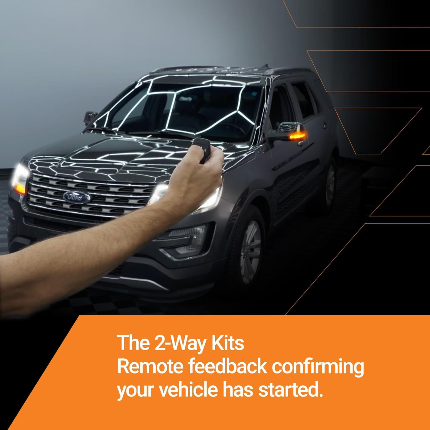 Start-X Remote Starter Kit + 3000ft 2 Way Range Extender for Dodge Challenger (2015, 2016, 2017) Vehicles with Push-to-Start Ignition