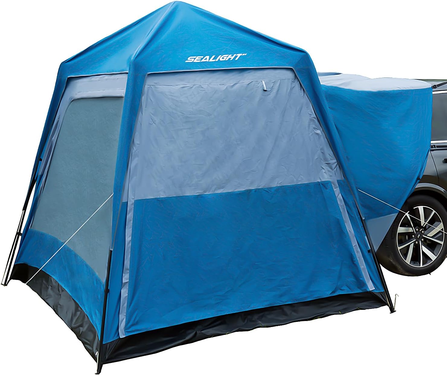 SEALIGHT 6 Person SUV Tent for Family Camping & Road Trips - Instant Setup Double Layer Waterproof Car Tent with Storage Bag, PU3000mm Rainfly for All-Weather Use(10x8x7.2FT)