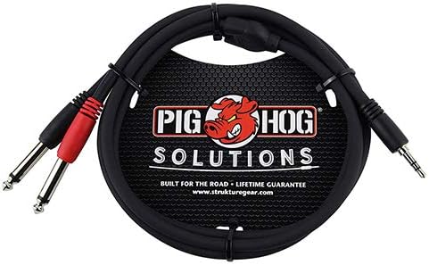 Mackie 1402VLZ4 14-Channel Compact Mixer with G-MIXERBAG-1515 Padded Nylon Mixer/Equipment Bag & PB-S3410 3.5 mm Stereo Breakout Cable, 10 feet Bundle