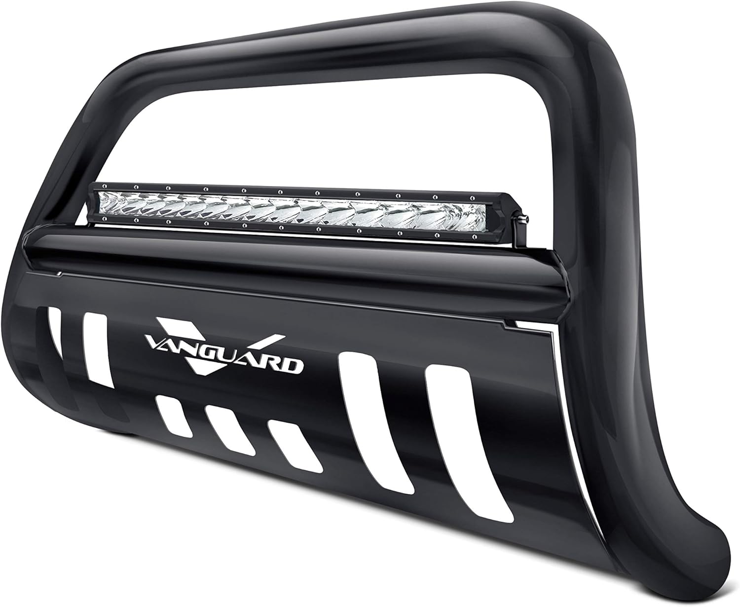 VANGUARD VGUBG-1304-1161BK-20LED Black Powdercoat Bull Bar 20in LED Kit | Compatible with 11-13 Infiniti JX35 / 14-21 Infiniti QX60 / 09-22 Nissan Murano / 13-21 Nissan Pathfinder
