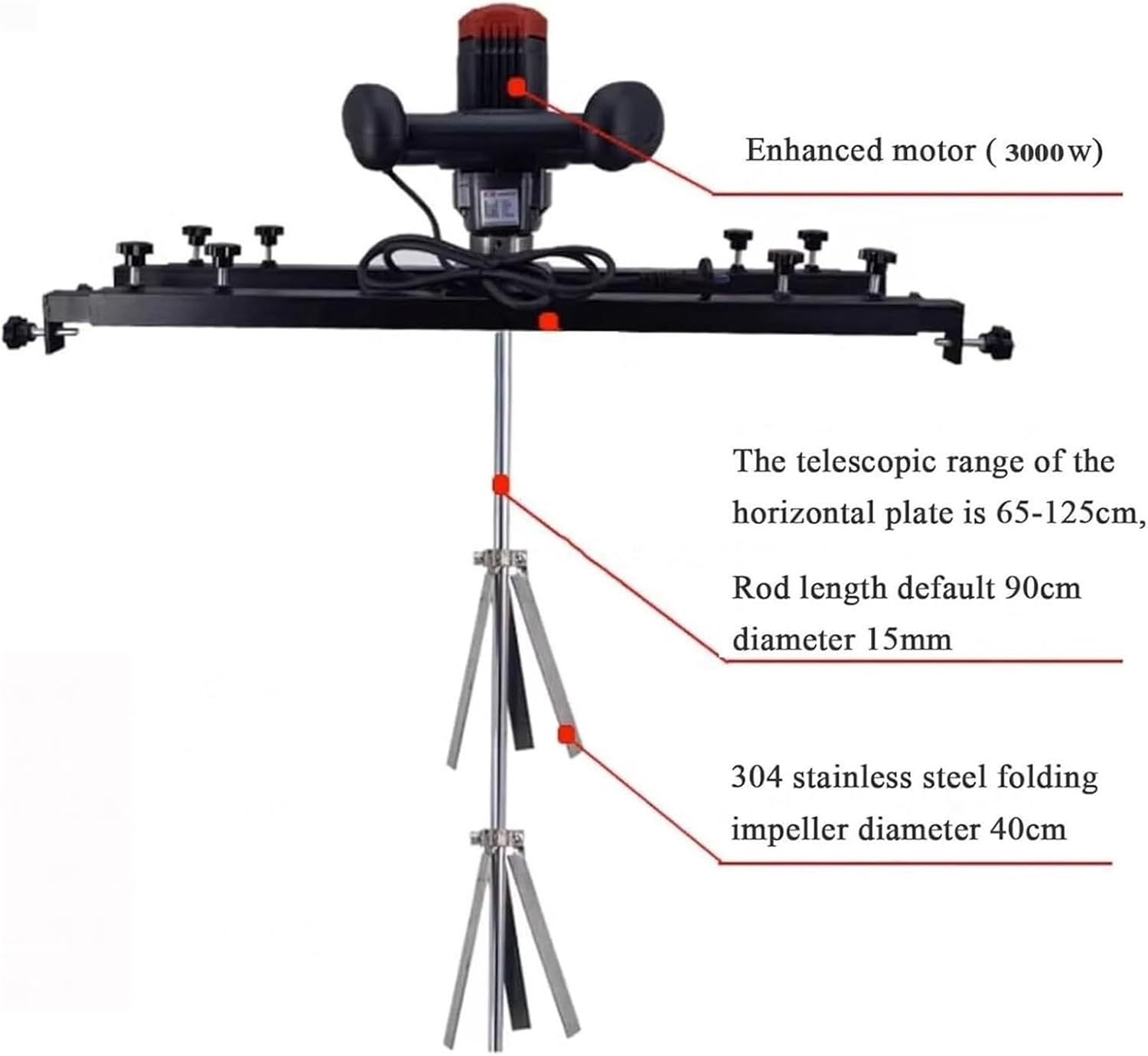 Paint Mixer | Drum Mixer | Electric Bracket Mixer, Paint Stirring Machine Bracket Paint Mix Tool, Paint Agitator