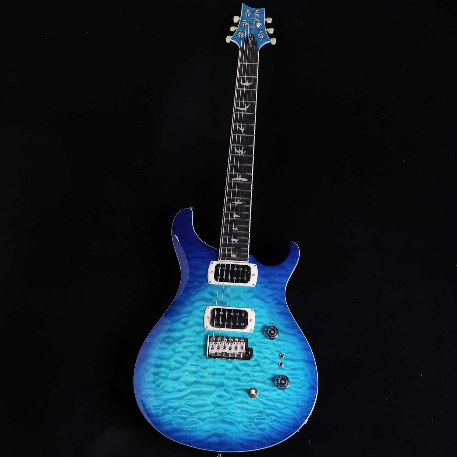 PRS SE Custom 24-08 Quilt Package, Lake Blue with Gigbag