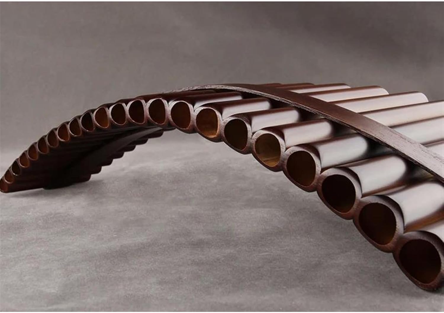 pan flute for beginners Chinese Traditional Musical Instrument 22 Pipes Pan Flute G Key Pan Pipes Woodwind Instrument Pan Flute (Color : Right)