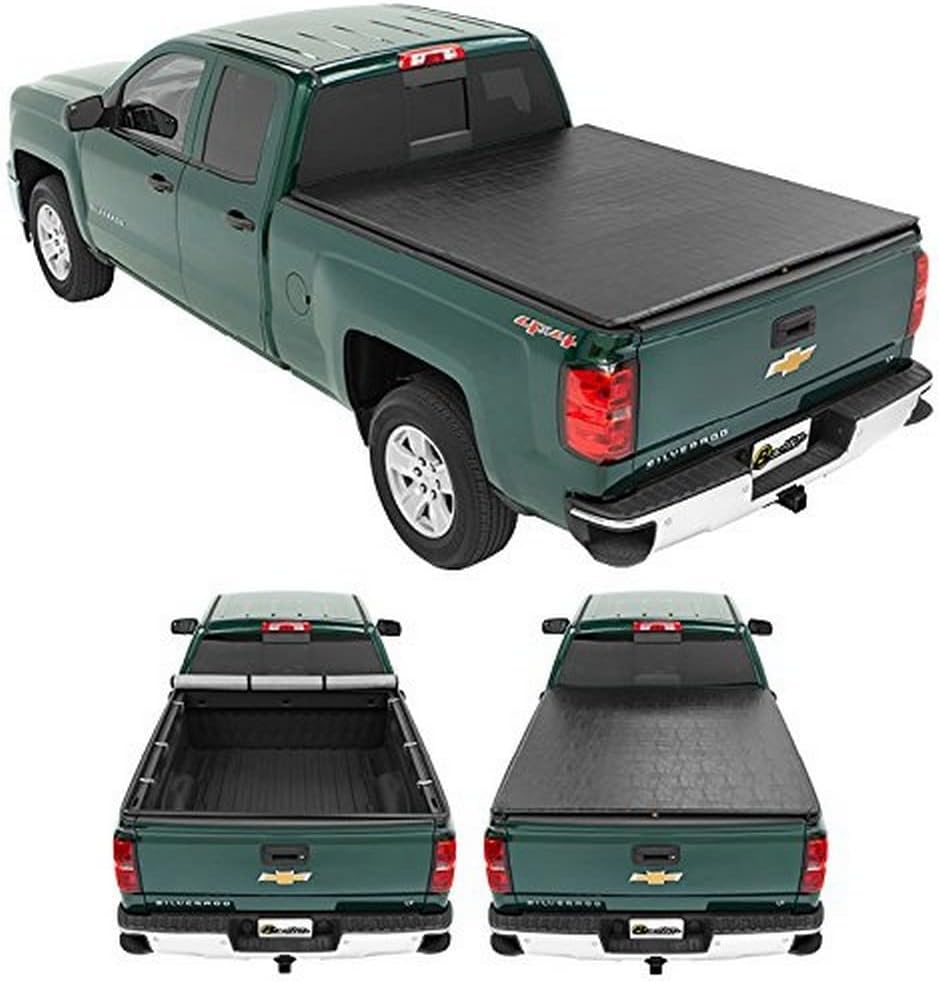 Bestop 1820601 Ziprail Soft Tonneau Cover for Chevy/GMC 00-05 Silverado/Sierra Sportside, 6.5' Bed