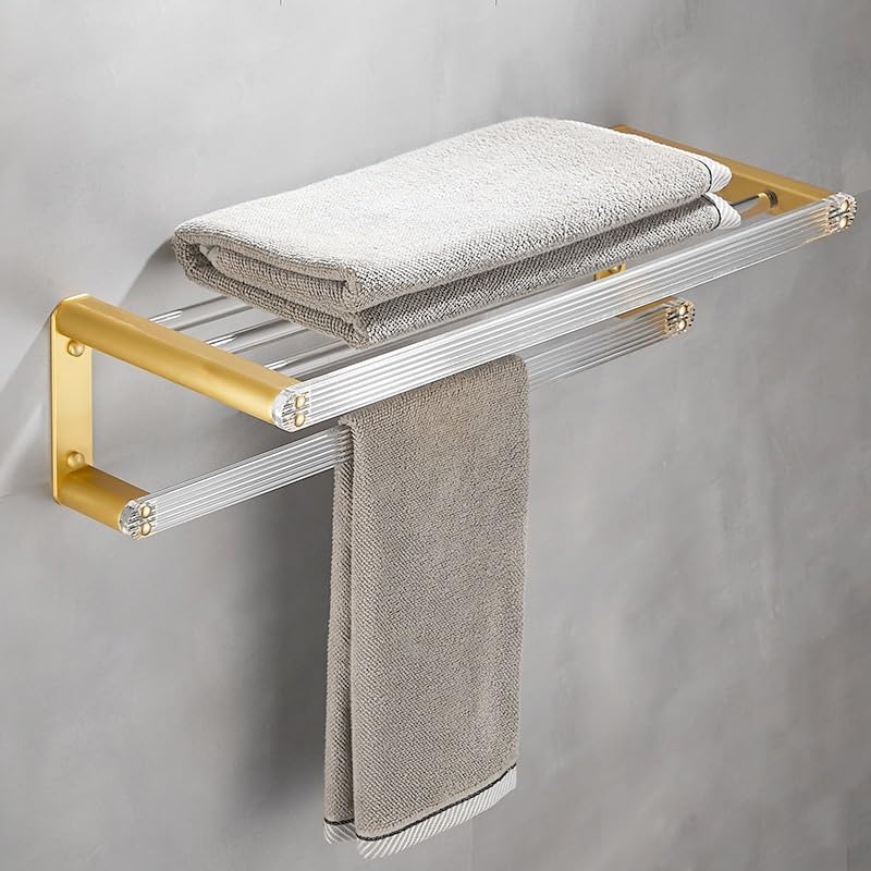 VIDI Acrylic Bathroom Towel Rack, Toilet Gold Space Aluminum