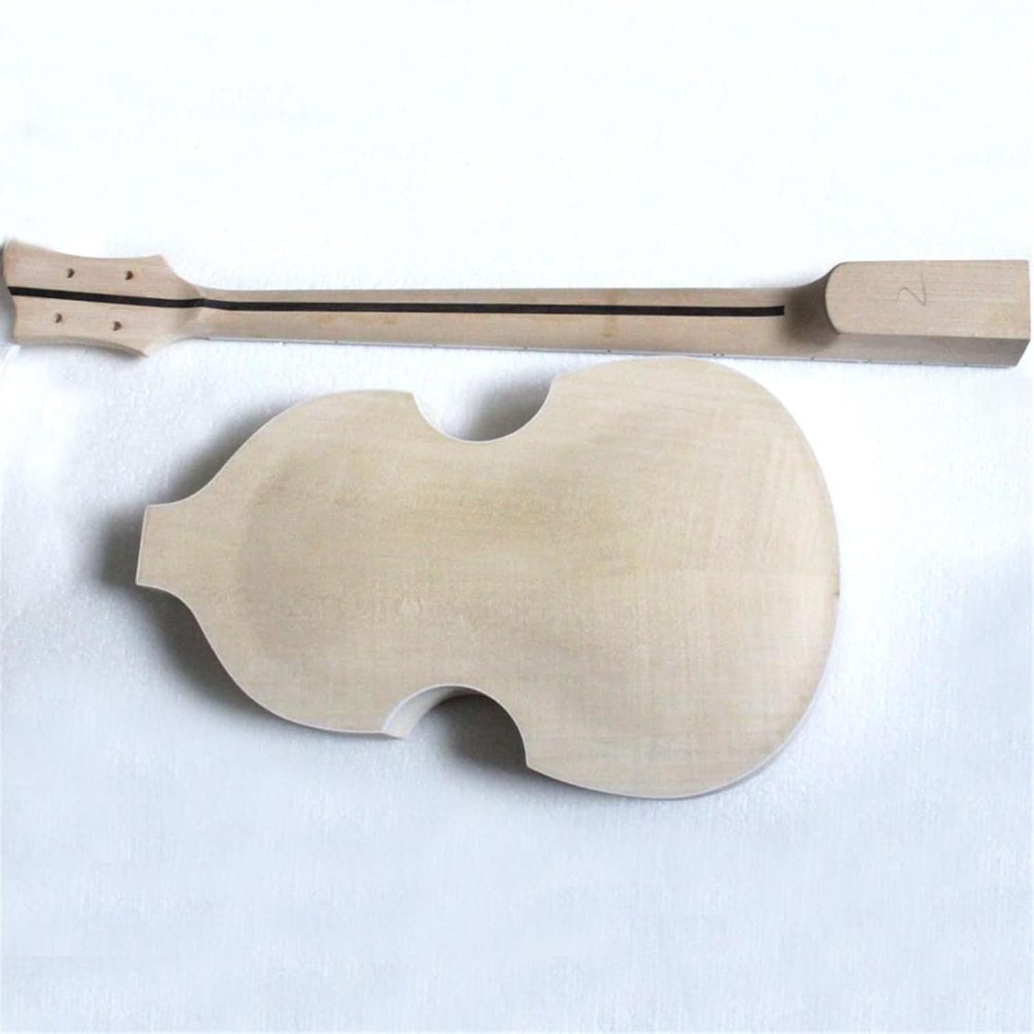 TSTS DIY Electric Bass Guitar Kit Bass Build Your Own in Left Hand Guitar DIY Accessory (Color : Without Parts)