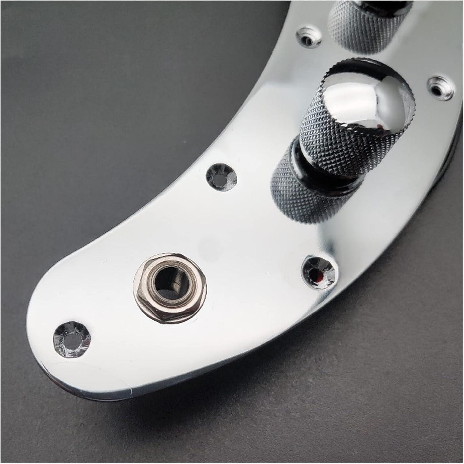 TSTS Chrome Pre Wired Loaded Converter Control Plate for Bass Guitar Guitar Wiring Harness Prewired