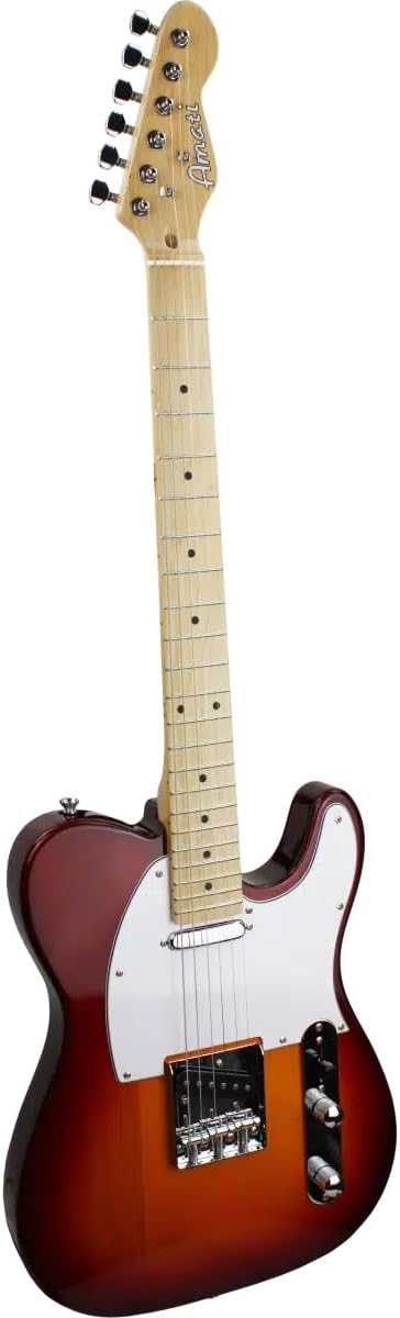 Solid-Body 6-String Electric Guitar w/Gig Bag - Gloss Cherry Sunburst (30TCHG)