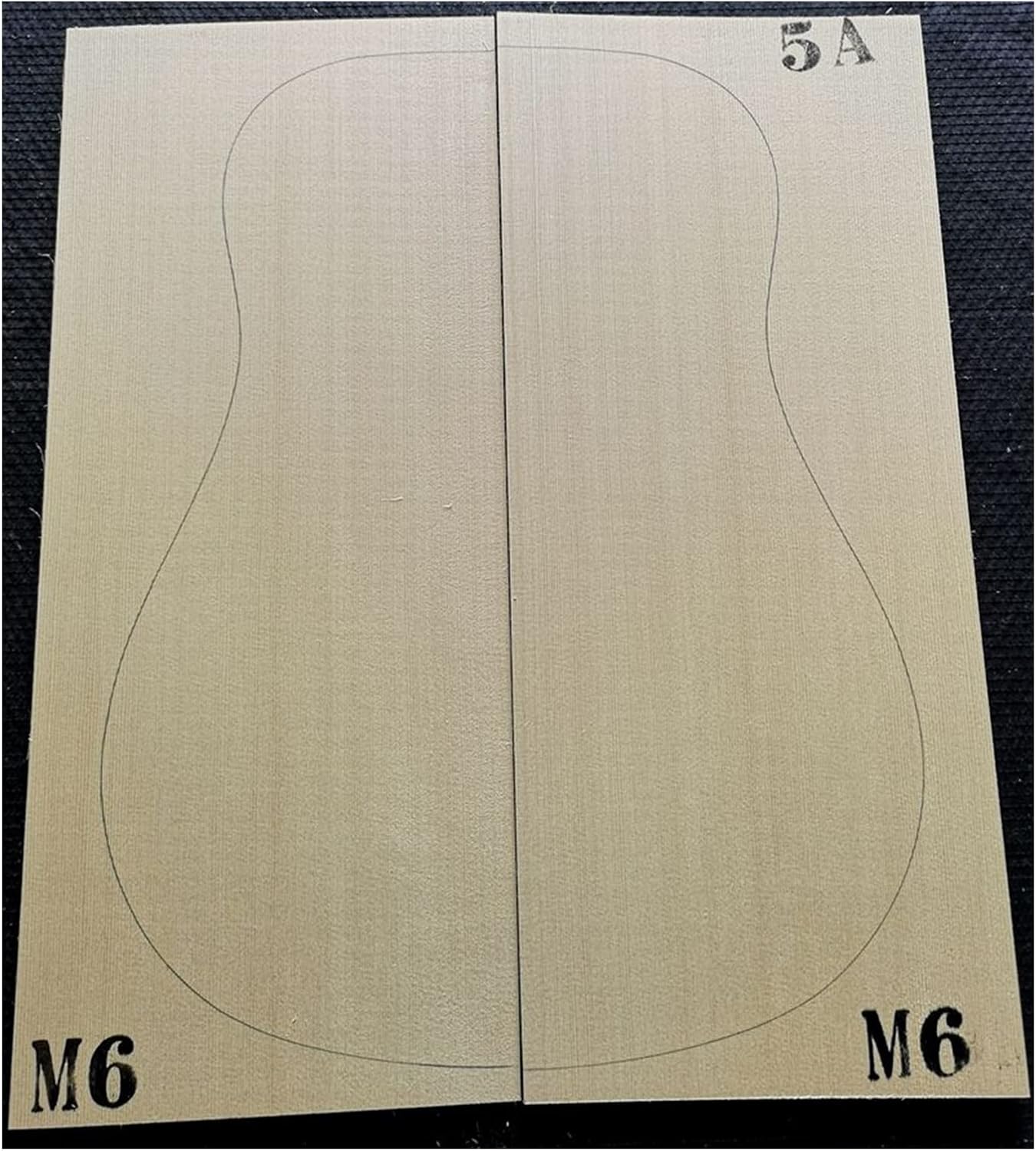 FLFL Spruce Guitar Panel Veneer Material for Making Guitar Panel Unfinished Guitar Kit (Color : 1)