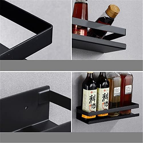 Shower Shelves 20-50 cm Bathroom Hardware Accessories, Black Bathroom Corner Shelves, Kitchen Wall Shelf, Shower Storage Rack Bathing Accessories (Color : 40cm Silver)