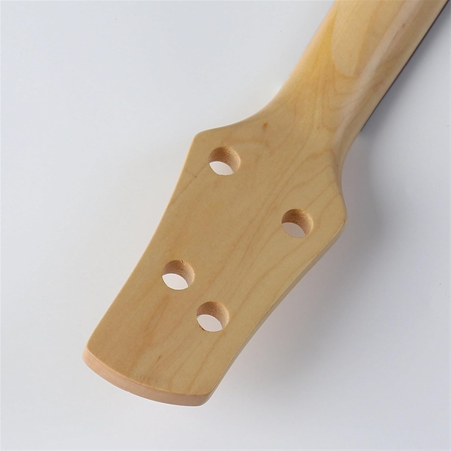 Replacement Guitar Neck 4-String 22-Fret Electric Bass Guitar Neck Matte Maple Right-Handed Ukulele Handle Modified DIY Guitar Instrument