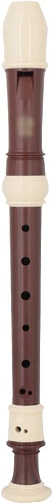 Recorders 8 Hole Soprano Recorder for Beginners, Professional Playing Baroque Recorder, C Key Long Wind Instruments, with Storage Bag + Cleaning Stick (Color : Reddish Brown, Size : Baroque)