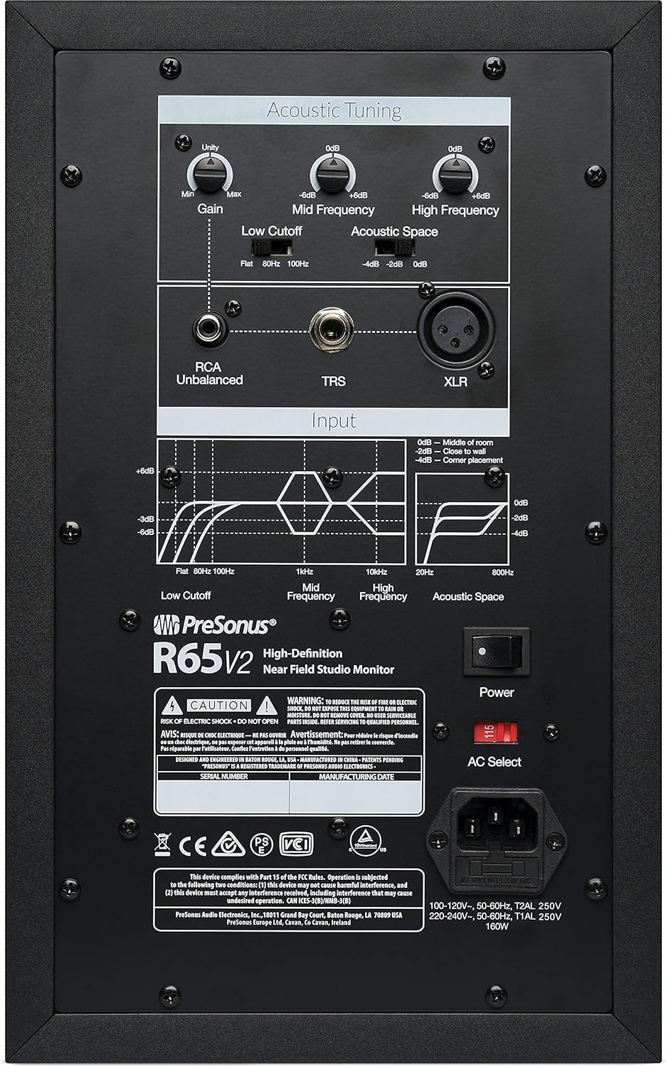 PreSonus R65 V2 Studio Monitor, 6.5