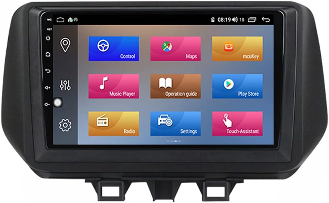 Car Multimedia System 9 Inch Double Din Touchscreen Car Stereo MP5 Player for Hyundai Tucson 2018-2020 Bluetooth Car Radio Receiver Supports Carplay/SWC/USB/FM Radio