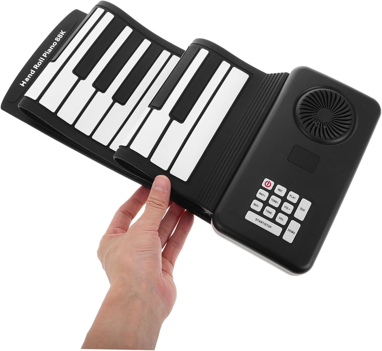 Foldable Keys Roll up Piano with Speaker Portable Silicone Keyboard for Outdoor Music Practice and Battery Operated Fun