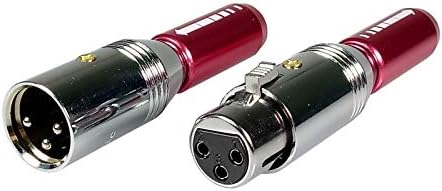 Davitu Electrical Equipments Supplies - 10 Sets 3 Pin XLR Connector XLR Male Plug+XLR Female Jack Socket Microphone Connector MIC Adapter Cable Termininal - (Color: Mixed Color)