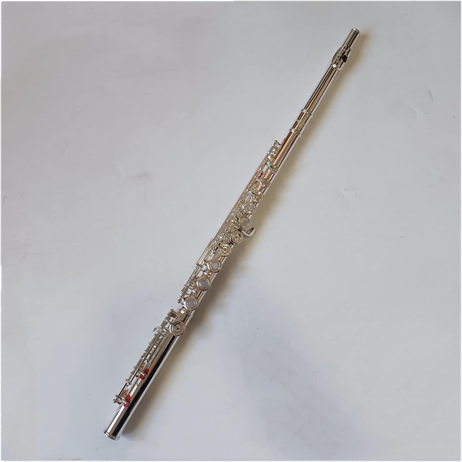 Flutes Flute Silver Plating 17 Holes C Key Cupronickel Woodwind Instrument Padded Bag