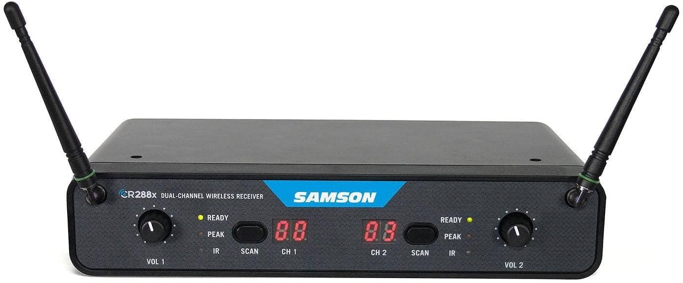 Samson 8 String Solid-Body Electric Guitar, Right (SWC288XHQ8-K)