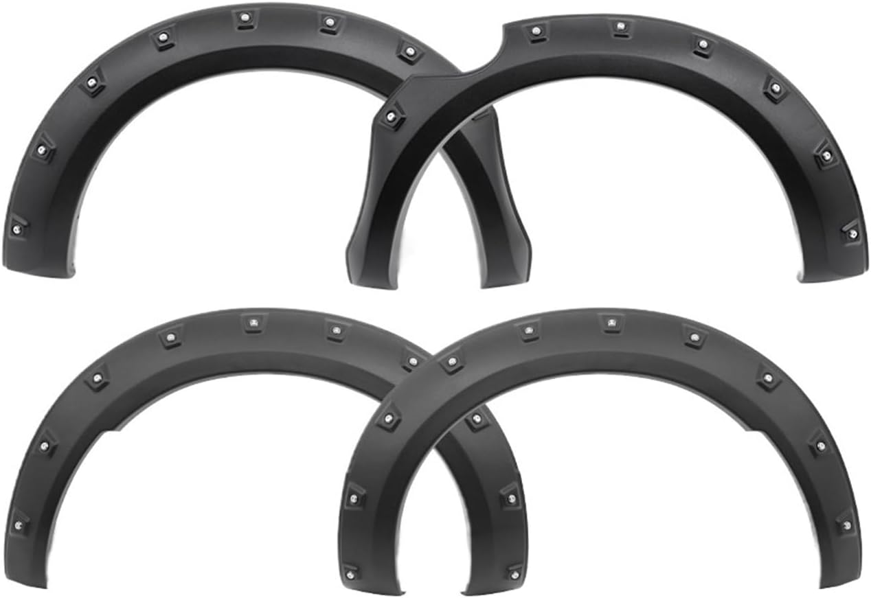Rivet Style Fender Flares Compatible For Nissan Navara 2008-2014 Year SE Version Wheel Arch Extension Mudguards 4X4 Car 4PCS/SET