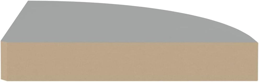 [Fast Delivery] Floating Shelves Wall Mounted, Floating Shelves, for Living Room, Bedroom, Bathroom, Kitchen Decor Floating Corner Shelves 4 pcs Gray 9.8
