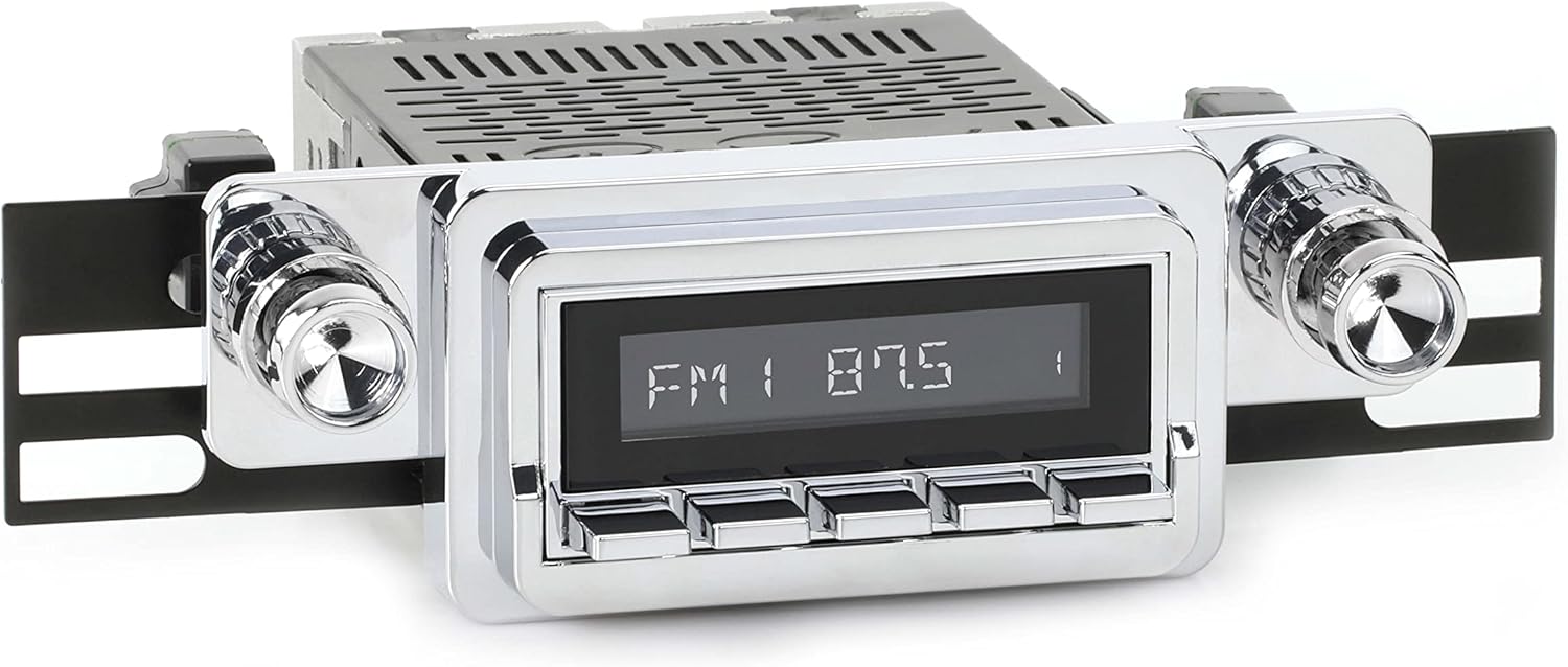 RetroSound RetroRadio Compatible with 1964-66 Ford Falcon Mustang Ranchero (HC-125-04-74)
