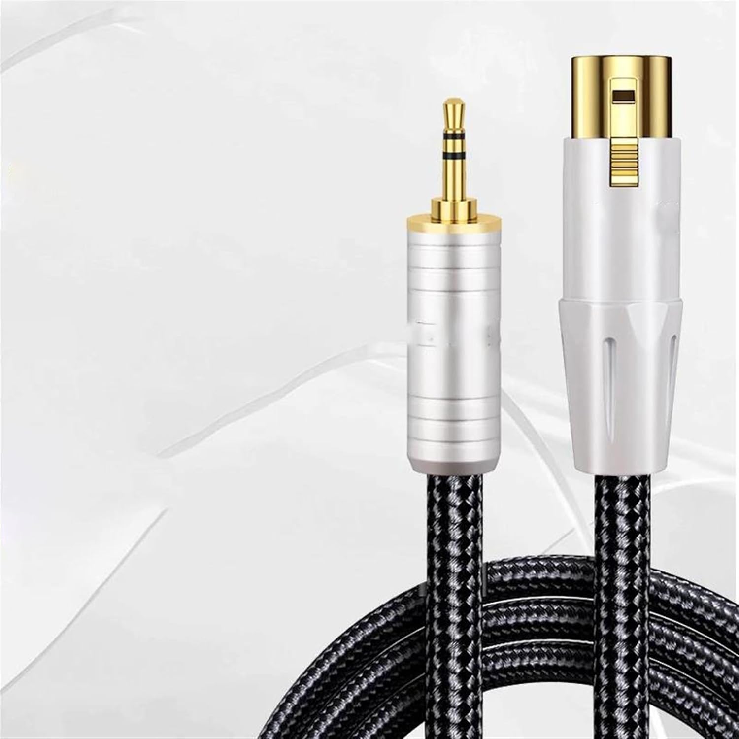 Pro Audio Cable 3.5mm to XLR 3-Pin Female Microphone Cable XLR to AUX Adapter 3.5 for Speaker Guitar Mixer Amplifier Computers(10m)