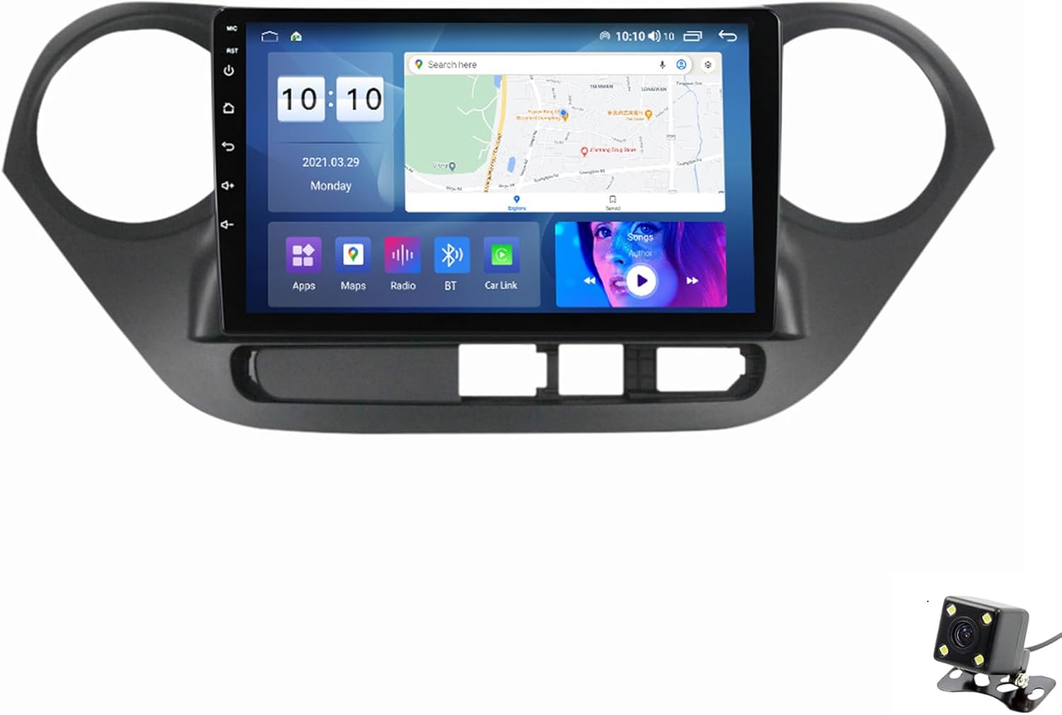 ADMLZQQ Double Din Car Stereo Multimedia with Bluetooth and 10.2