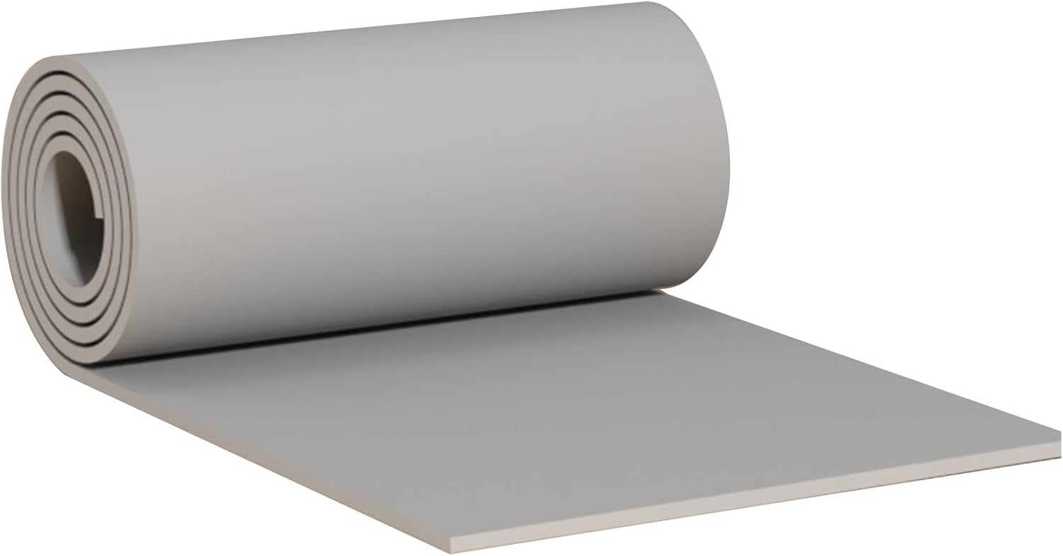 Garage Wall Protector, Self Adhesive 0.39 Thick Warehouse Car Door Rubber Foam Protectors, High Rebound Parking Protector Sheet Bumpers Guards (Color : Gray, Size : 39.3x393.7in)