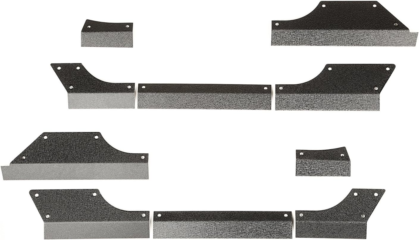Rugged Ridge Rocker Panel Body Armor for Jeep Wrangler JK | Steel | 11615.11 | Fits 2007-2018 Jeep Wrangler JK
