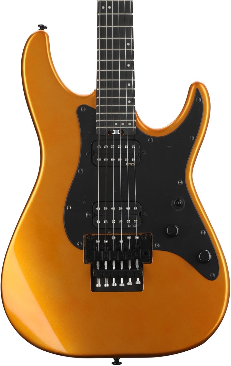 Schecter Sun Valley Super Shredder with Floyd Rose - Lambo Orange
