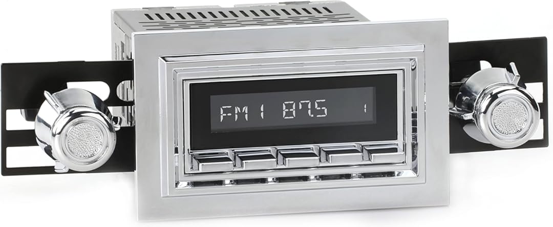 RetroRadio Compatible with 1981-87 Lincoln Town Car Features Include Bluetooth, AUX, AM/FM LAC-M1-121-05P-75PL4