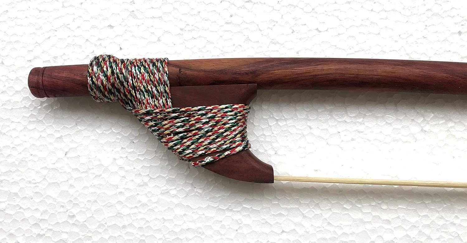 Horse Hair Bow for Sarangi Israj Dilruba Taus 26 Inch Mongolian natural White