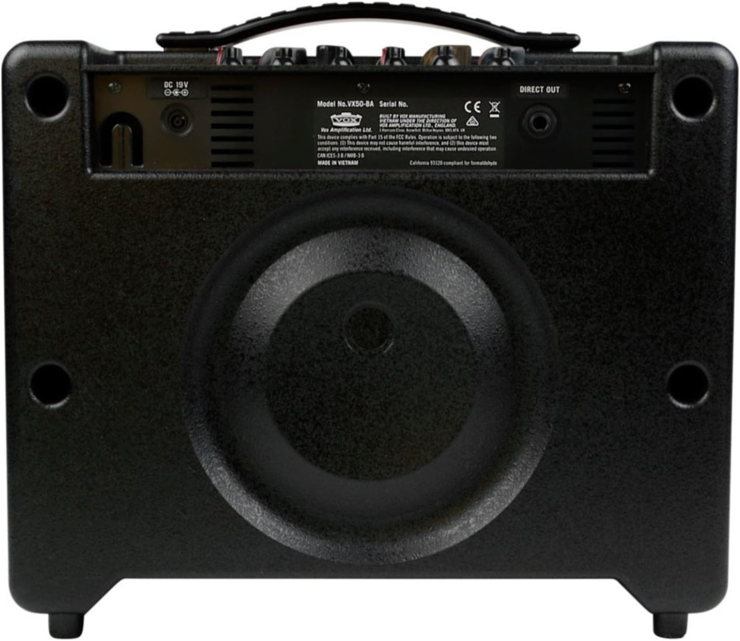 Vox VX50BA Compact 50 Watt Bass Combo Amplifier w/Cable and Geartree Cloth