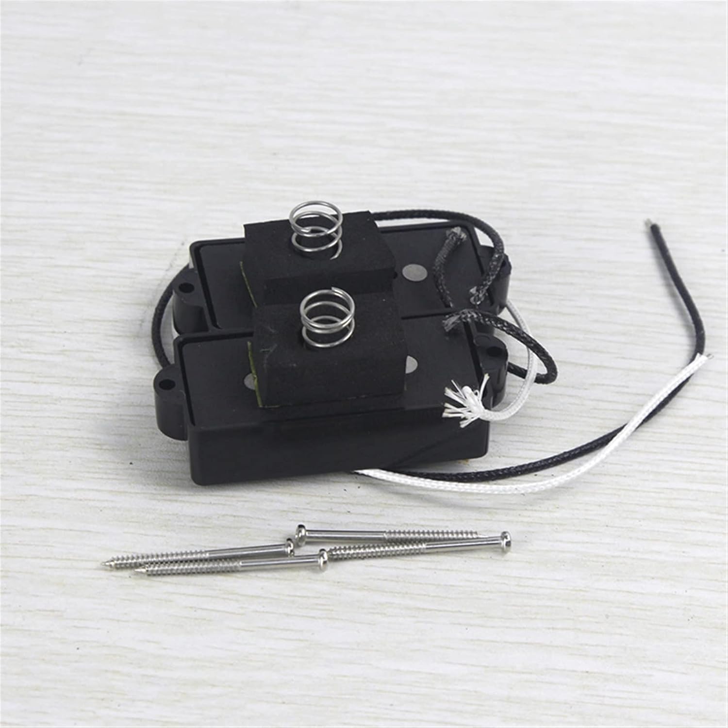 4 String Bass Pickup Set Noiseless Alnico 5 Bass Pickup Black for Precision PB Bass Humbucker Guitar Pickup